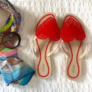 Hearts flip flop MELISSA